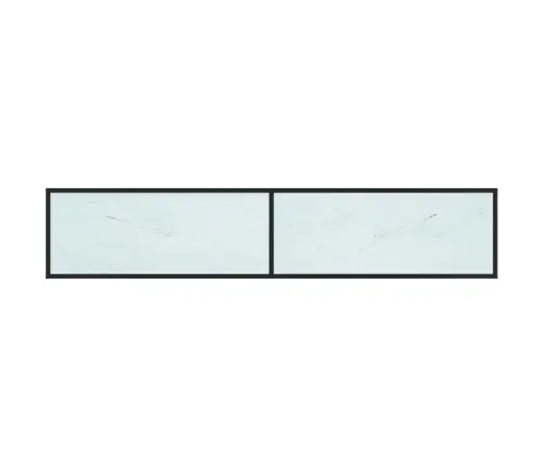 Tv Spintelė, Balta Marmuro, 200X40X40,5cm Grūdintas Stiklas Tv Spintelė, Balta Marmuro, 200X40X40,5cm Grūdintas Stiklas