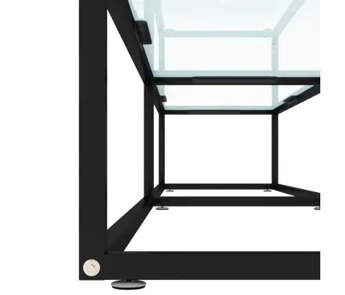 Tv Spintelė, Balta Marmuro, 200X40X40,5cm Grūdintas Stiklas Tv Spintelė, Balta Marmuro, 200X40X40,5cm Grūdintas Stiklas