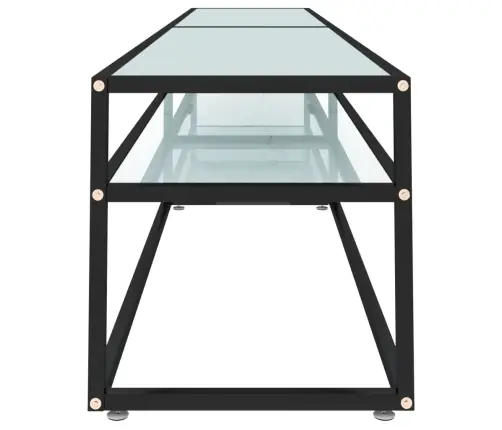 Tv Plaukts, 220X40X40,5 Cm, Rūdīts Stikls, Balts Marmora Raksts Vidaxl Tv Plaukts, 220X40X40,5 Cm, Rūdīts Stikls, Balts Marmora Raksts Vidaxl