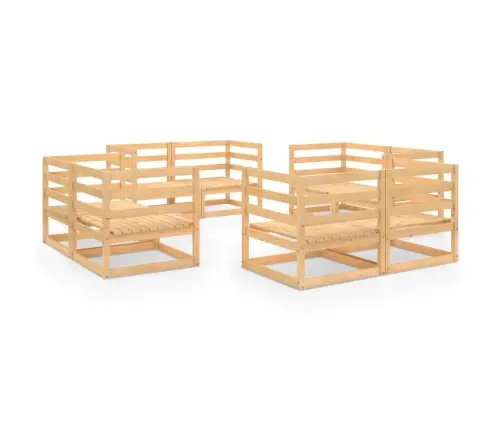 8-Osaline Aiamööbli Komplekt, Toekas Männipuit