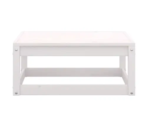 4-Osaline Aiamööblikomplekt, Valge, Männipuit