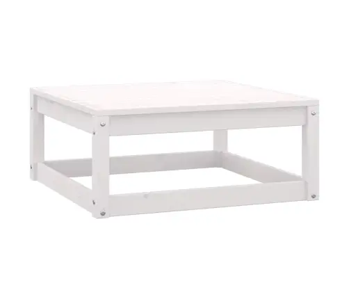 Sodo Poilsio Baldų Komplektas, 4 Dalių, Baltas, Pušies Masyvas Sodo Poilsio Baldų Komplektas, 4 Dalių, Baltas, Pušies Masyvas