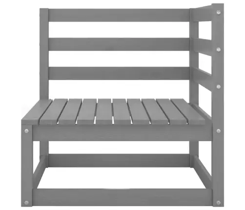 6-Osaline Aiamööbli Komplekt, Hall, Männipuit