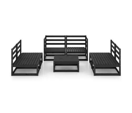 7-Daļīgs Dārza Atpūtas Mēbeļu Komplekts, Priedes Masīvkoks Vidaxl