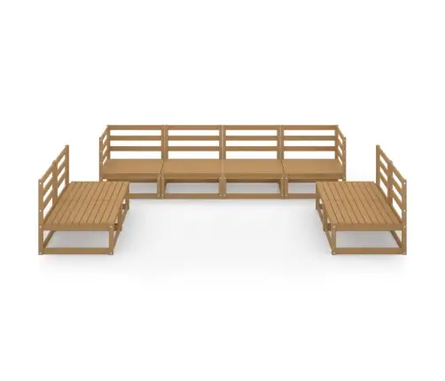 8-Osaline Aiamööbli Komplekt, Meekarva, Männipuit