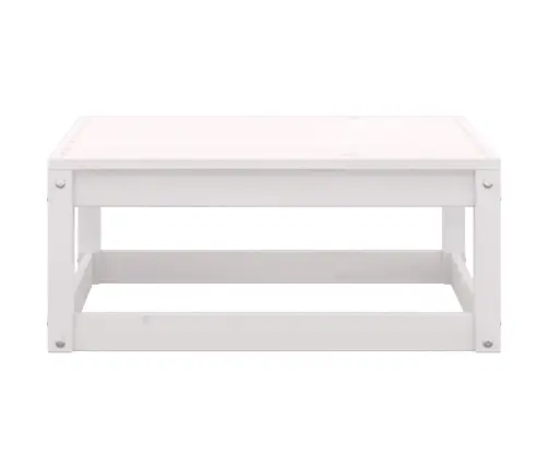 8-Daļīgs Dārza Atpūtas Mēbeļu Komplekts, Balts Priedes Koks Vidaxl