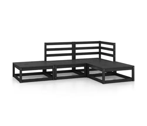 4-Daļīgs Dārza Atpūtas Mēbeļu Komplekts, Priedes Masīvkoks Vidaxl