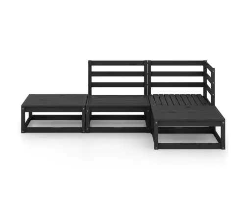 4-Daļīgs Dārza Atpūtas Mēbeļu Komplekts, Priedes Masīvkoks Vidaxl