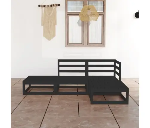 4-Daļīgs Dārza Atpūtas Mēbeļu Komplekts, Priedes Masīvkoks Vidaxl