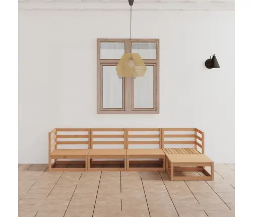 5-Osaline Aiamööblikomplekt Meekarva, Männipuit