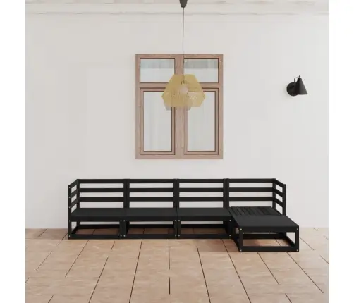 5-Daļīgs Dārza Atpūtas Mēbeļu Komplekts, Priedes Masīvkoks  Vidaxl