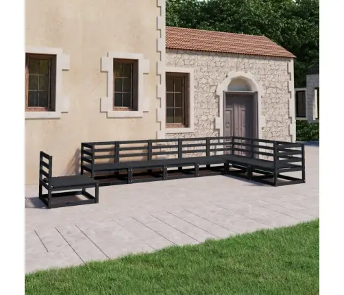 8-Daļīgs Dārza Atpūtas Mēbeļu Komplekts, Priedes Masīvkoks Vidaxl