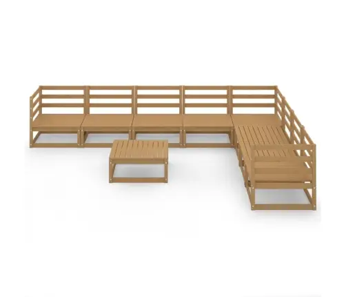 9-Osaline Aiamööbli Komplekt, Meekarva, Männipuit