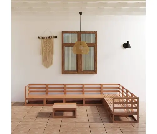 9-Osaline Aiamööbli Komplekt, Meekarva, Männipuit