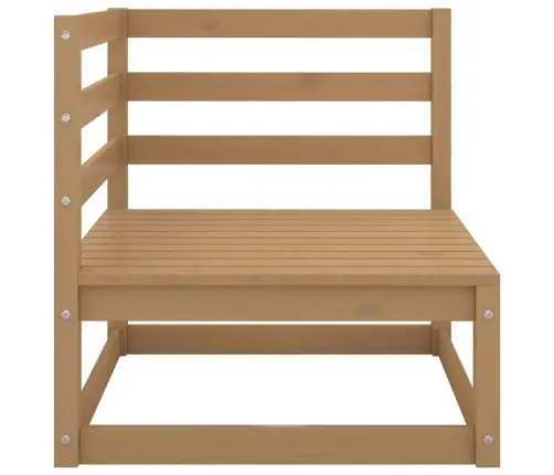 10-Daļīgs Dārza Atpūtas Mēbeļu Komplekts, Brūns Priedes Koks Vidaxl