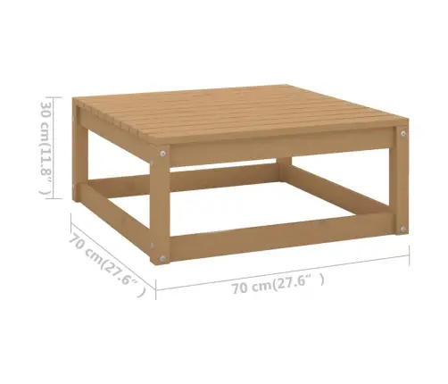 12-Osaline Aiamööbli Komplekt, Männipuit