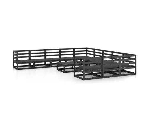 12-Osaline Aiamööbli Komplekt, Männipuit