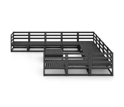 12-Osaline Aiamööbli Komplekt, Männipuit