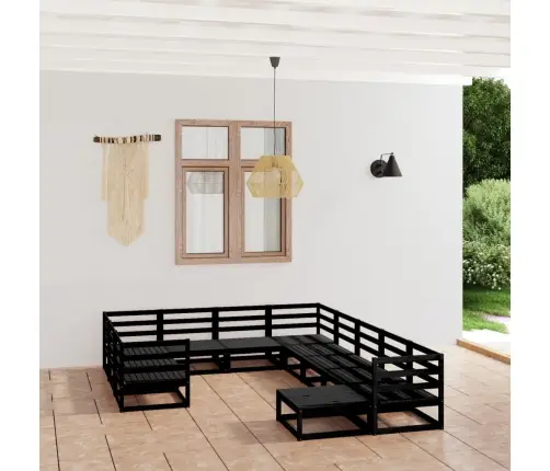 11-Daļīgs Dārza Atpūtas Mēbeļu Komplekts, Priedes Masīvkoks Vidaxl