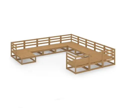 12-Osaline Aiamööbli Komplekt, Männipuit