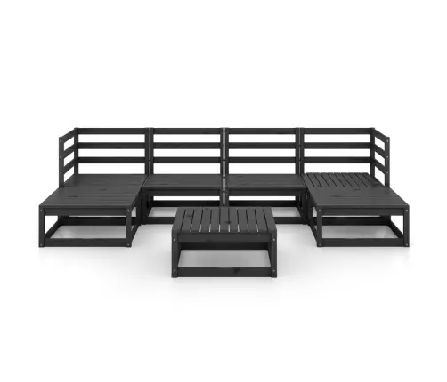 7-Daļīgs Dārza Atpūtas Mēbeļu Komplekts, Priedes Masīvkoks Vidaxl