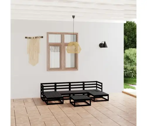 7-Daļīgs Dārza Atpūtas Mēbeļu Komplekts, Priedes Masīvkoks Vidaxl