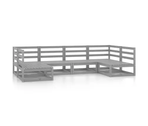 6-Osaline Aiamööbli Komplekt, Männipuit