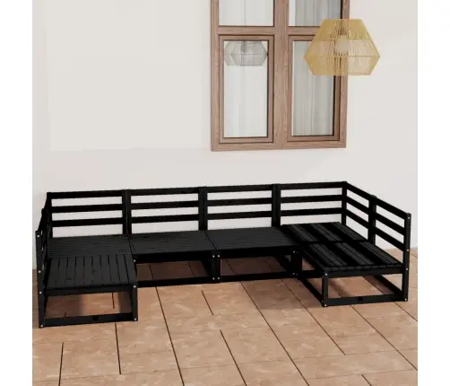 6-Daļīgs Dārza Atpūtas Mēbeļu Komplekts, Priedes Masīvkoks Vidaxl