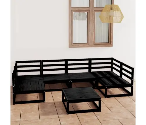 7-Daļīgs Dārza Atpūtas Mēbeļu Komplekts, Priedes Masīvkoks Vidaxl