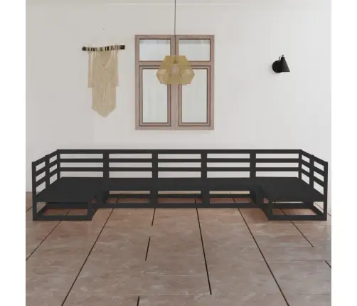 7-Daļīgs Dārza Atpūtas Mēbeļu Komplekts, Priedes Masīvkoks Vidaxl