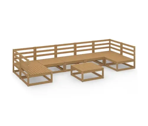 8-Osaline Aiamööblikomplekt, Männipuit