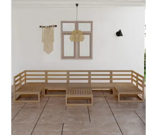 8-Osaline Aiamööblikomplekt, Männipuit