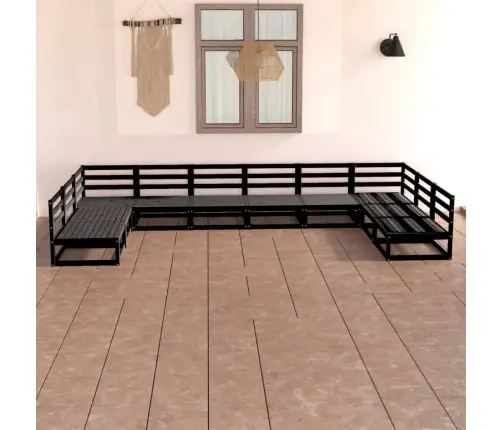 10-Daļīgs Dārza Atpūtas Mēbeļu Komplekts, Priedes Masīvkoks Vidaxl