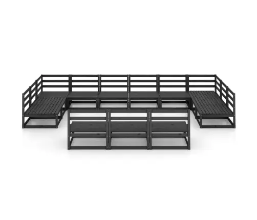 13-Daļīgs Dārza Atpūtas Mēbeļu Komplekts, Priedes Masīvkoks Vidaxl