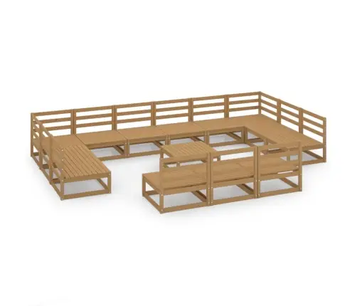 14-Osaline Aiamööblikomplekt, Männipuit