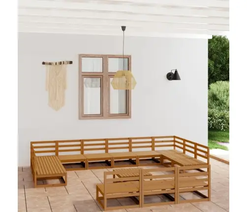 14-Osaline Aiamööblikomplekt, Männipuit