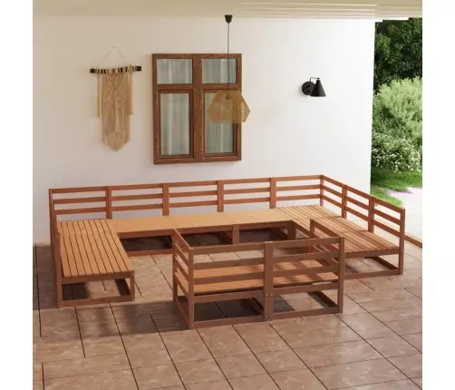 11-Osaline Aiamööbli Komplekt, Männipuit