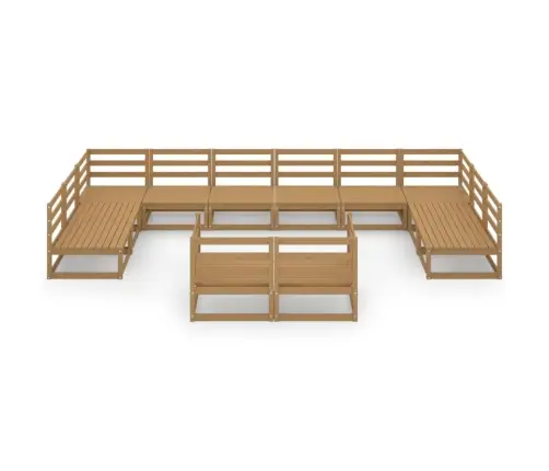 12-Osaline Aiamööbli Komplekt, Männipuit