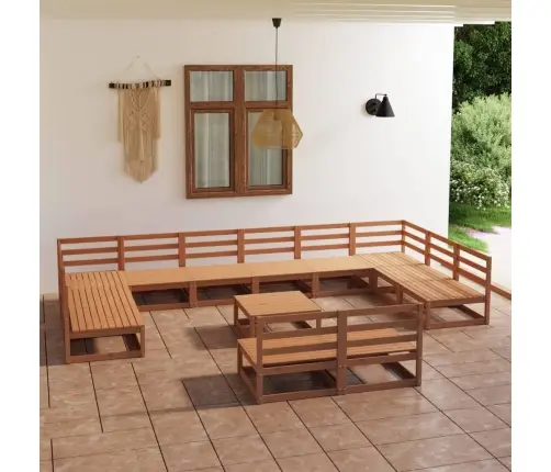 13-Osaline Aiamööbli Komplekt, Männipuit
