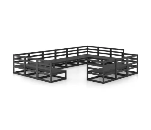 13-Osaline Aiamööblikomplekt, Männipuit