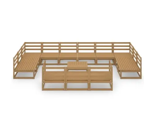 14-Osaline Aiamööblikomplekt, Männipuit