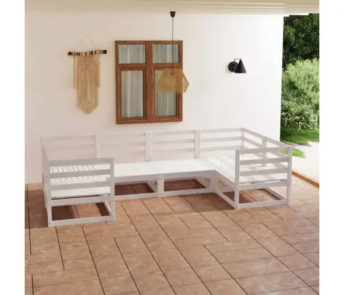 6-Daļīgs Dārza Atpūtas Mēbeļu Komplekts, Priedes Masīvkoks Vidaxl