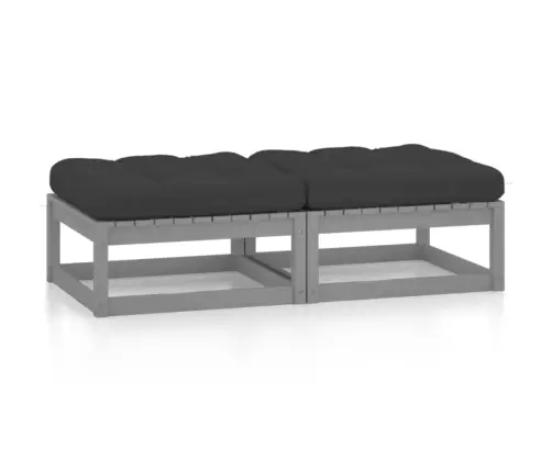 Sodo Pakojos Su Pagalvėlėmis, 2Vnt., Pušies Masyvas