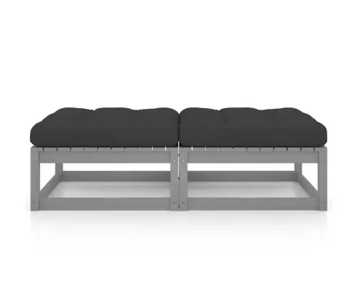 Sodo Pakojos Su Pagalvėlėmis, 2Vnt., Pušies Masyvas