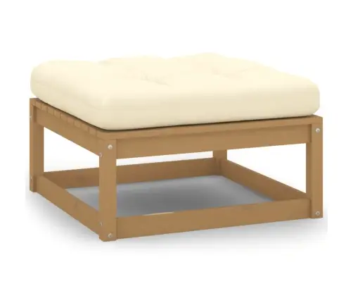 3-Daļīgs Dārza Atpūtas Mēbeļu Komplekts Ar Matračiem, Priede Vidaxl