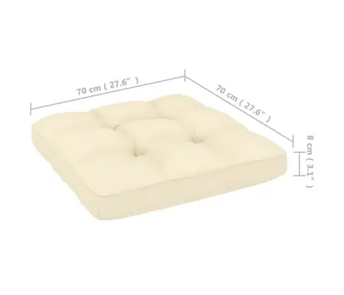 5-Daļīgs Dārza Atpūtas Mēbeļu Komplekts Ar Matračiem, Priede Vidaxl