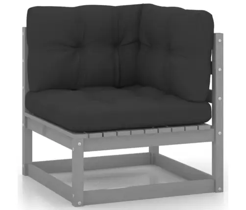 4-Daļīgs Dārza Atpūtas Mēbeļu Komplekts Ar Matračiem, Priede Vidaxl