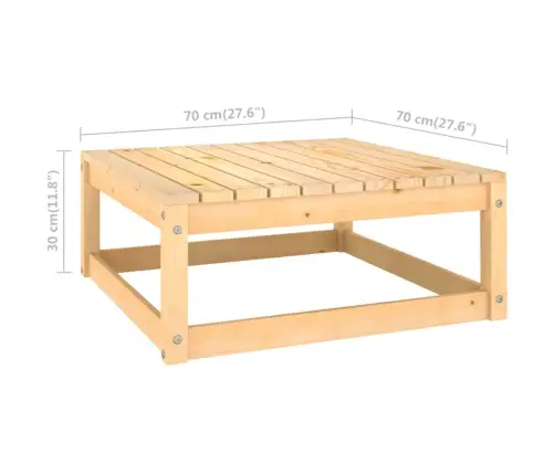 6-Daļīgs Dārza Atpūtas Mēbeļu Komplekts Ar Matračiem, Priede Vidaxl