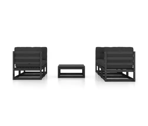 Sodo Komplektas Su Pagalvėlėmis, 6 Dalių, Pušies Masyvas