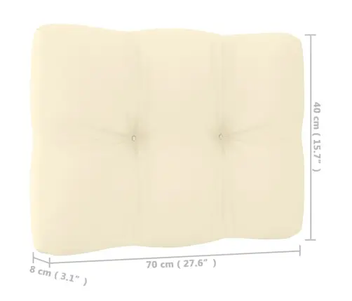 9-Osaline Aiamööblikomplekt Istmepatjadega, Toekas Männipuit